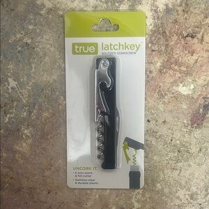 Latchkey Waiter's Corkscrew - Black